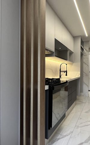 Apartamento à venda com 75m², 3 quartos e 2 vagas Apartamento à venda com 75m², 3 quartos e 2 vagasCozinha e Área de Serviço