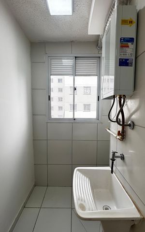 Casa para alugar com 37m², 2 quartos e sem vagaCozinha e Área de Serviço
