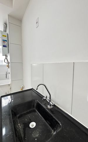 Casa para alugar com 37m², 2 quartos e sem vagaCozinha e Área de Serviço