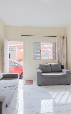 Casa para alugar com 80m², 2 quartos e 1 vaga Casa para alugar com 80m², 2 quartos e 1 vagaSala