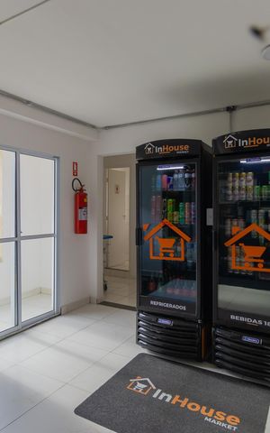 Apartamento para alugar com 53m², 2 quartos e 1 vaga Apartamento para alugar com 53m², 2 quartos e 1 vagaÁrea comum - Mini Mercado