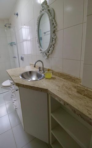 Apartamento para alugar com 47m², 2 quartos e 1 vaga Apartamento para alugar com 47m², 2 quartos e 1 vagaBanheiro
