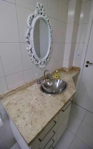 Apartamento para alugar com 47m², 2 quartos e 1 vaga Apartamento para alugar com 47m², 2 quartos e 1 vagaBanheiro