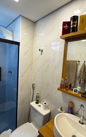 Apartamento à venda com 54m², 2 quartos e 1 vaga Apartamento à venda com 54m², 2 quartos e 1 vagaBanheiro