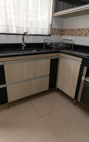 Casa de condomínio para alugar com 160m², 2 quartos e 2 vagasCOZINHA