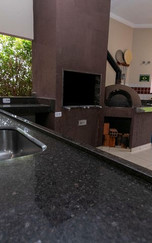 Casa de condomínio para alugar com 160m², 2 quartos e 2 vagasÁREAS COMUNS - CHURRASQUEIRA