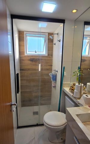 Apartamento para alugar com 44m², 2 quartos e 1 vaga Apartamento para alugar com 44m², 2 quartos e 1 vagaBanheiro