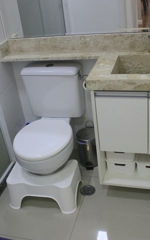 Apartamento à venda com 56m², 2 quartos e 1 vagaBanheiro da Suíte