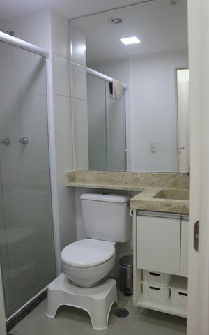 Apartamento à venda com 56m², 2 quartos e 1 vagaBanheiro da Suíte