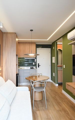 Apartamento à venda com 33m², 1 quarto e sem vagaSala/Cozinha