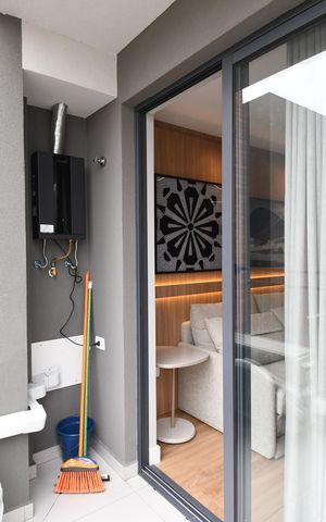 Apartamento à venda com 33m², 1 quarto e sem vagaSacada