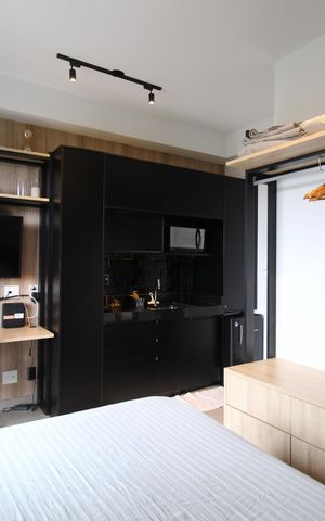 Studio à venda com 30m², 1 quarto e 1 vagaSala/Quarto