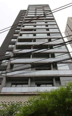 Studio à venda com 30m², 1 quarto e 1 vagaFachada do Prédio