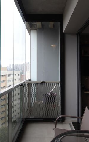 Studio à venda com 30m², 1 quarto e 1 vagaVaranda