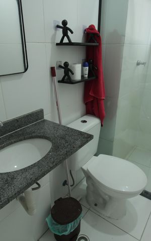 Apartamento para alugar com 62m², 3 quartos e 2 vagasBanheiro 