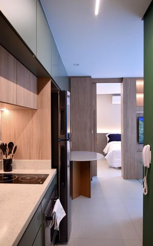 Apartamento para alugar com 38m², 1 quarto e sem vagaCozinha