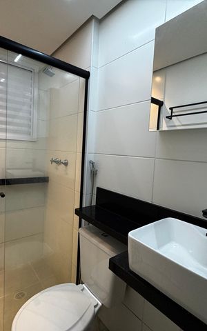 Apartamento à venda com 43m², 2 quartos e 1 vaga Apartamento à venda com 43m², 2 quartos e 1 vagaBanheiro