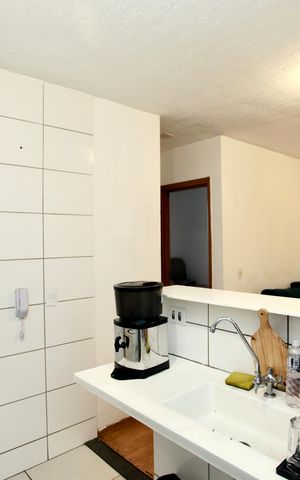 Apartamento à venda com 40m², 2 quartos e 1 vagaCozinha e Área de Serviço