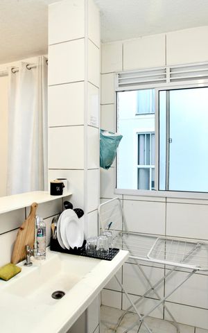 Apartamento à venda com 40m², 2 quartos e 1 vagaCozinha e Área de Serviço