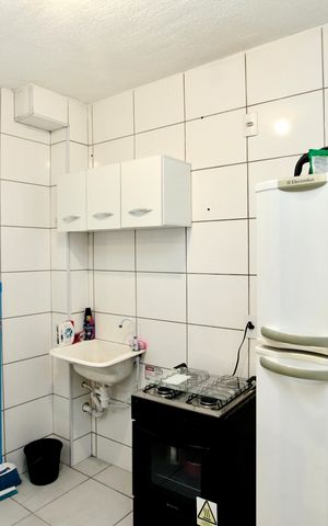 Apartamento à venda com 40m², 2 quartos e 1 vagaCozinha e Área de Serviço
