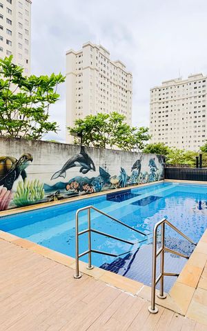 Apartamento para alugar com 44m², 2 quartos e 1 vaga Apartamento para alugar com 44m², 2 quartos e 1 vagaÁrea comum - Piscina