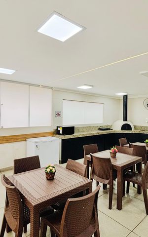 Apartamento para alugar com 44m², 2 quartos e 1 vaga Apartamento para alugar com 44m², 2 quartos e 1 vagaÁrea comum - Salão de festas