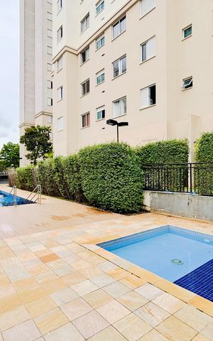 Apartamento para alugar com 44m², 2 quartos e 1 vaga Apartamento para alugar com 44m², 2 quartos e 1 vagaÁrea comum - Piscina