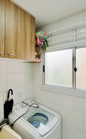 Apartamento para alugar com 44m², 2 quartos e 1 vaga Apartamento para alugar com 44m², 2 quartos e 1 vagaÁrea de Serviço