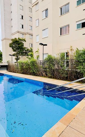 Apartamento para alugar com 44m², 2 quartos e 1 vaga Apartamento para alugar com 44m², 2 quartos e 1 vagaÁrea comum - Piscina