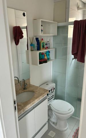 Apartamento à venda com 60m², 3 quartos e 2 vagas Apartamento à venda com 60m², 3 quartos e 2 vagasBanheiro