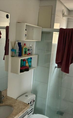 Apartamento à venda com 60m², 3 quartos e 2 vagas Apartamento à venda com 60m², 3 quartos e 2 vagasBanheiro