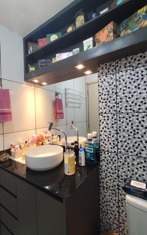 Apartamento para alugar com 57m², 2 quartos e 1 vaga Apartamento para alugar com 57m², 2 quartos e 1 vagaBanheiro