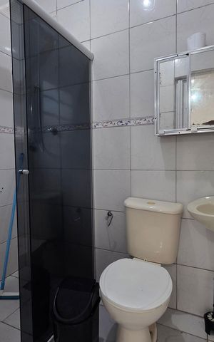 Casa para alugar com 140m², 3 quartos e 4 vagas Casa para alugar com 140m², 3 quartos e 4 vagasBanheiro da Suíte 1
