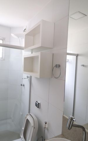 Apartamento para alugar com 80m², 3 quartos e 1 vagaBanheiro Social