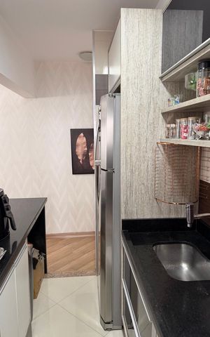 Apartamento à venda com 67m², 3 quartos e 2 vagasCozinha