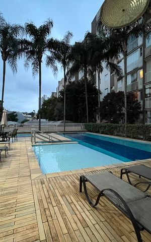 Apartamento para alugar com 64m², 1 quarto e 1 vaga Apartamento para alugar com 64m², 1 quarto e 1 vagaÁrea comum - Piscina