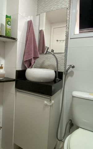 Apartamento para alugar com 58m², 2 quartos e 1 vaga Apartamento para alugar com 58m², 2 quartos e 1 vagaBanheiro