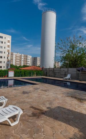 Apartamento à venda com 46m², 2 quartos e 1 vagaÁrea comum - Piscina