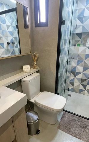 Apartamento à venda com 277m², 4 quartos e 4 vagas Apartamento à venda com 277m², 4 quartos e 4 vagasBanheiro 1