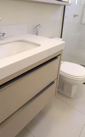 Apartamento para alugar com 117m², 3 quartos e 2 vagasBanheiro do Quarto 3