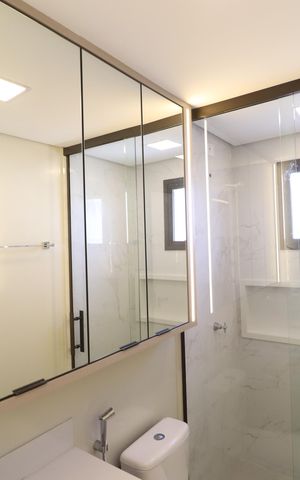 Apartamento para alugar com 117m², 3 quartos e 2 vagasBanheiro do Quarto 3