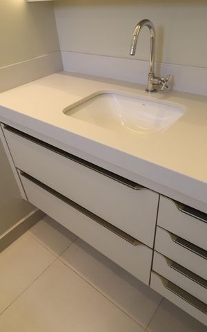 Apartamento para alugar com 117m², 3 quartos e 2 vagasBanheiro do Quarto 1