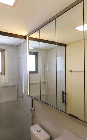 Apartamento para alugar com 117m², 3 quartos e 2 vagasBanheiro do Quarto 2
