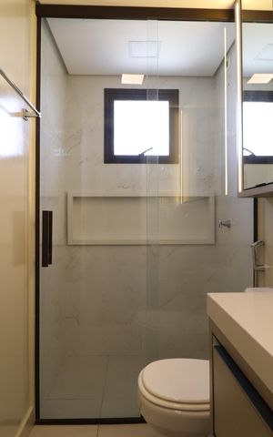 Apartamento para alugar com 117m², 3 quartos e 2 vagasBanheiro do Quarto 2