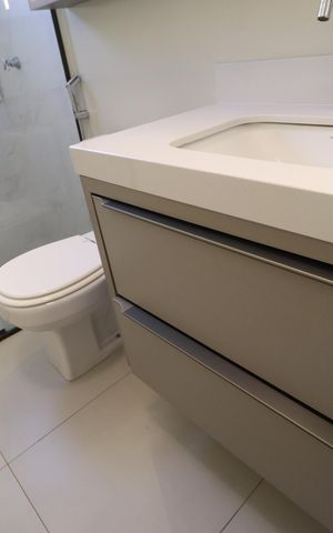 Apartamento para alugar com 117m², 3 quartos e 2 vagasBanheiro do Quarto 2