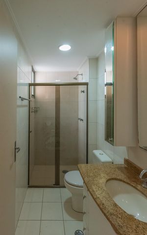 Apartamento para alugar com 96m², 3 quartos e 2 vagas Apartamento para alugar com 96m², 3 quartos e 2 vagasBanheiro da Suíte