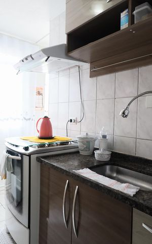Apartamento à venda com 45m², 2 quartos e 1 vagaCozinha e Área de Serviço