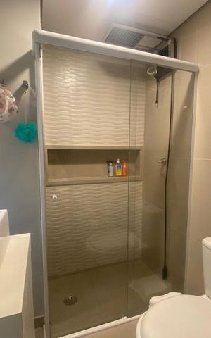 Apartamento para alugar com 27m², 1 quarto e 1 vaga Apartamento para alugar com 27m², 1 quarto e 1 vagaBanheiro