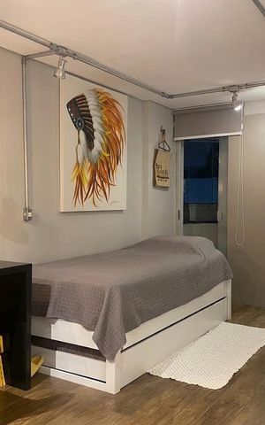 Apartamento para alugar com 27m², 1 quarto e 1 vaga Apartamento para alugar com 27m², 1 quarto e 1 vagaQuarto