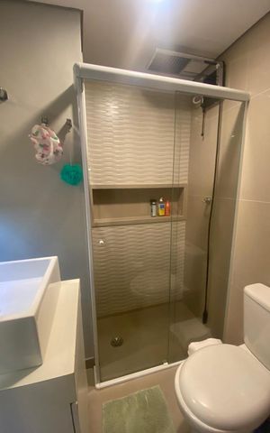 Apartamento para alugar com 27m², 1 quarto e 1 vaga Apartamento para alugar com 27m², 1 quarto e 1 vagaBanheiro